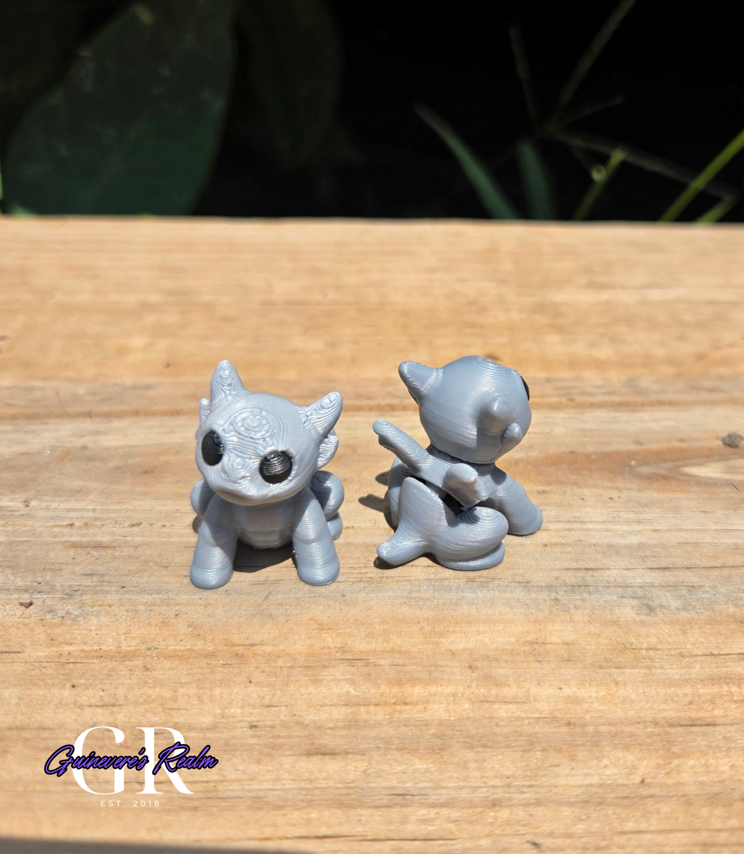 3D Printed Mini Animal Gargoyle Halloween