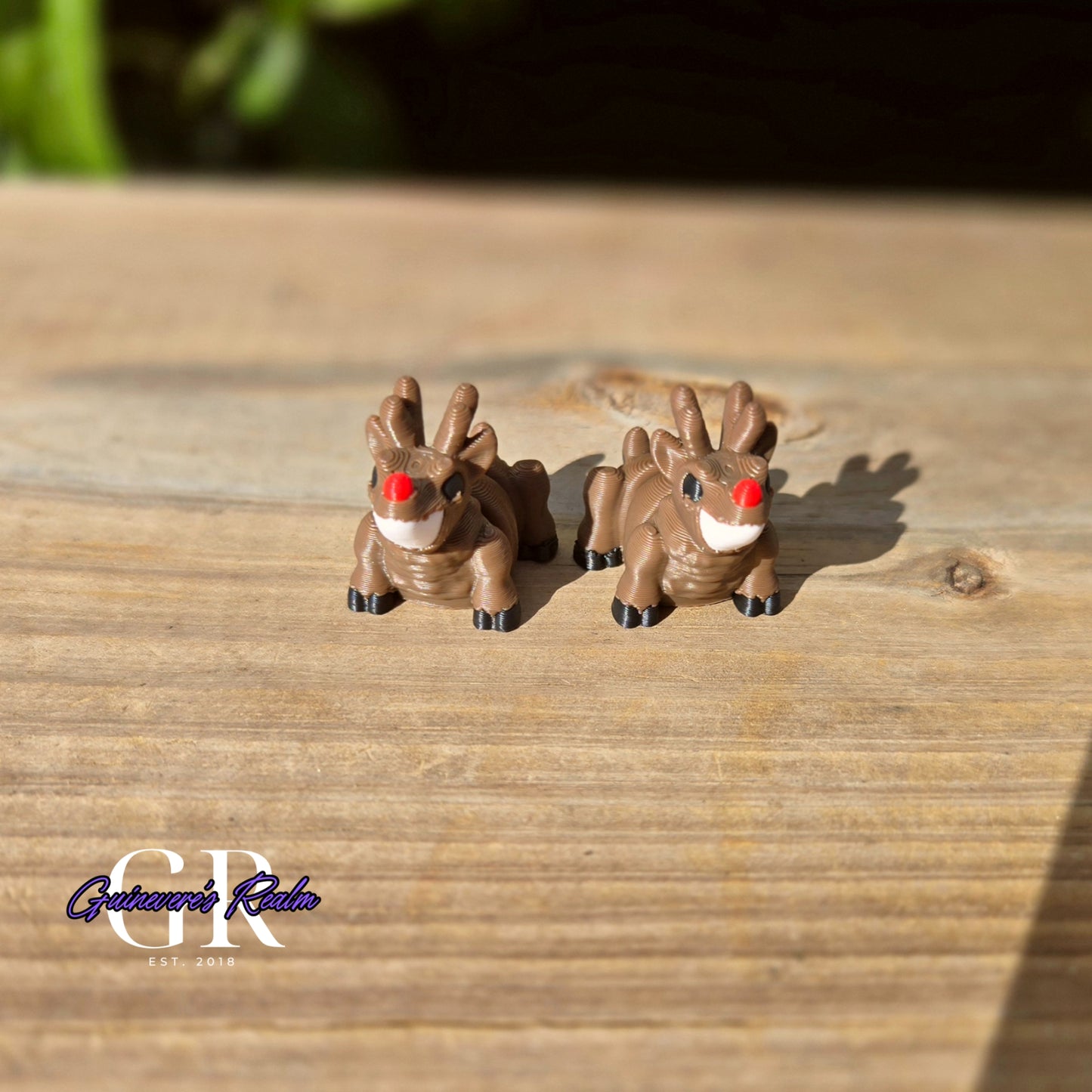 3D Printed Mini Animal Reindeer Christmas
