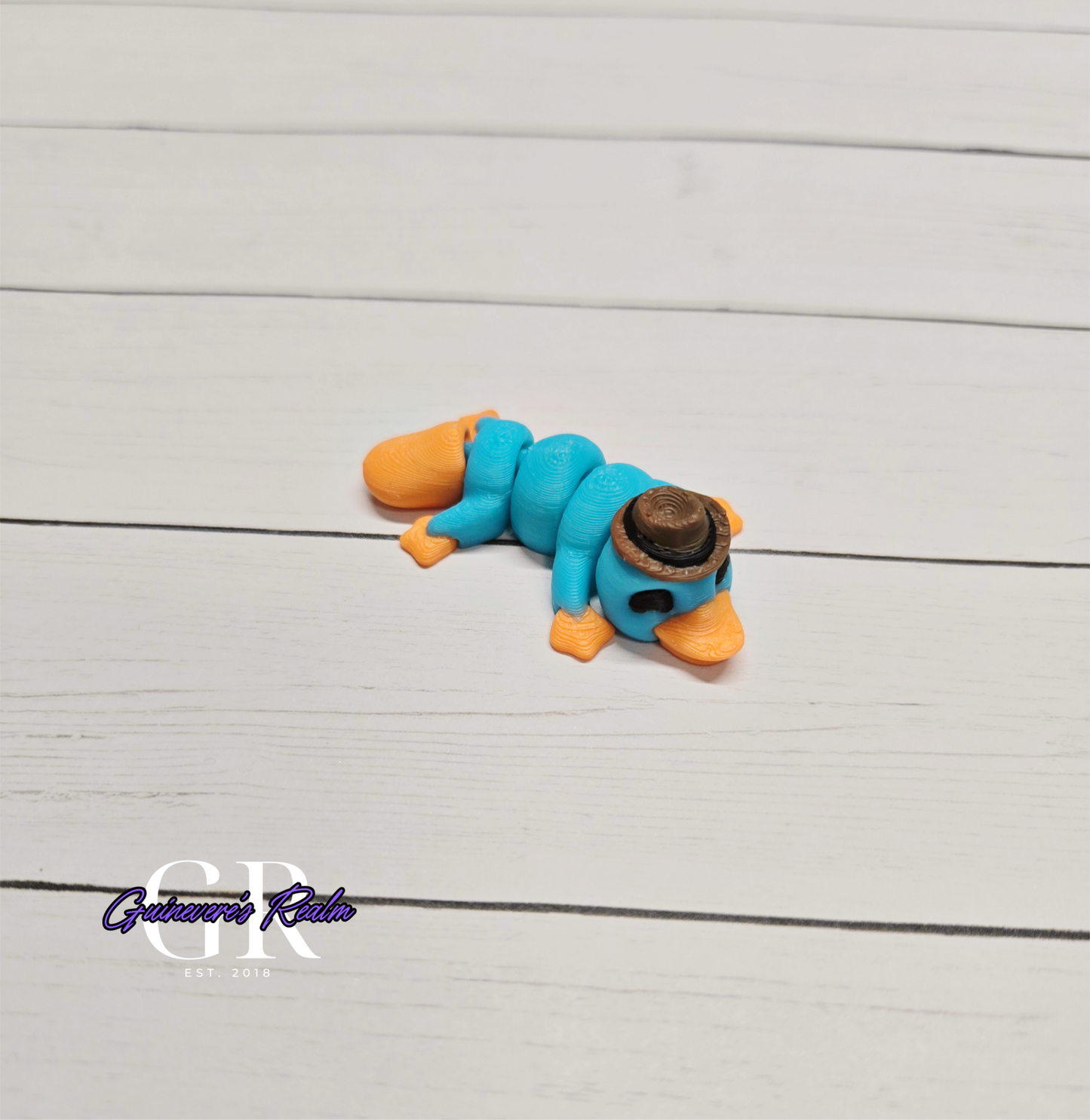 3D Printed Mini Animal Platypus Perry