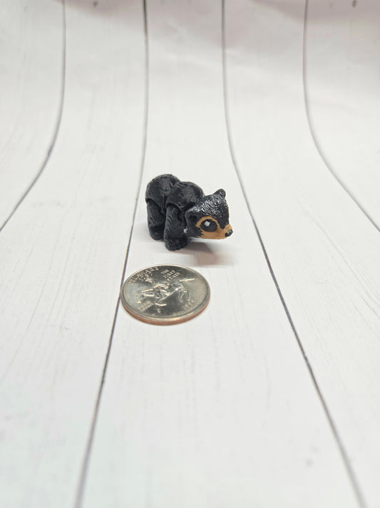 3D Printed Mini Animal Black Bear