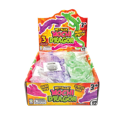 Metallic Mochi Dragon Squishy Toys