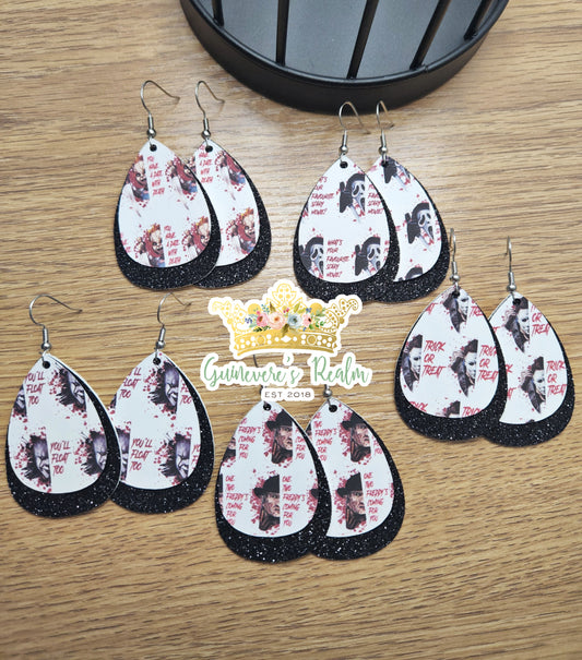 Horror Movie Earrings 2
