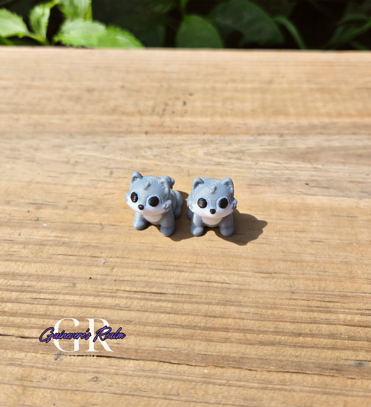 3D Printed Mini Animal Wolf
