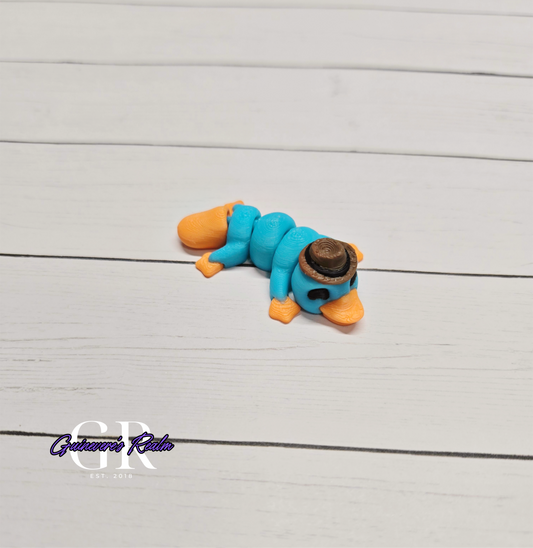 3D Printed Mini Animal Platypus Perry