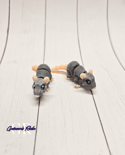 3D Printed Mini Animal Rat Mouse