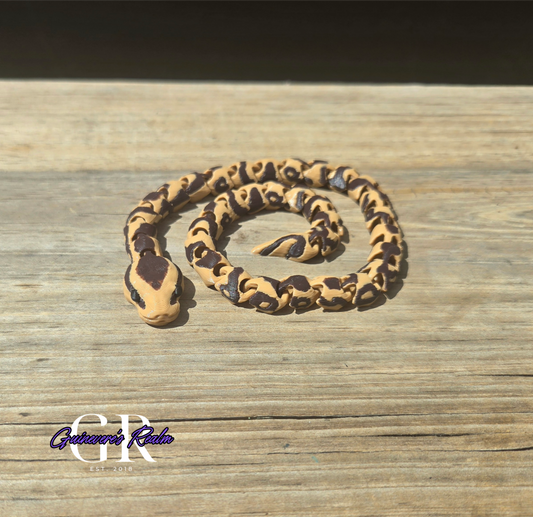 3D Printed Mini Ball Python Snake Medium