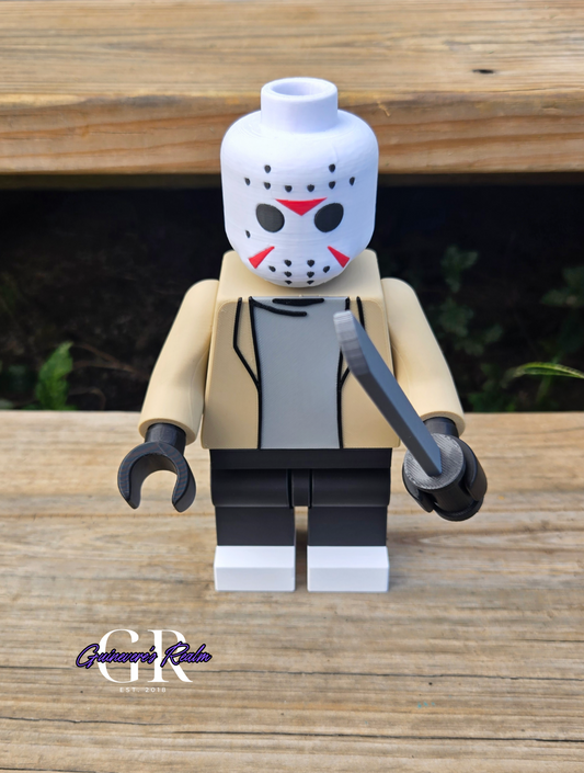 3D Printed Jason Block Figure