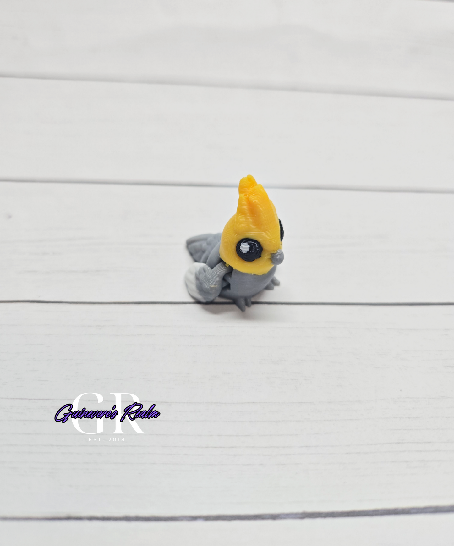 3D Printed Mini Animal Cockatiel