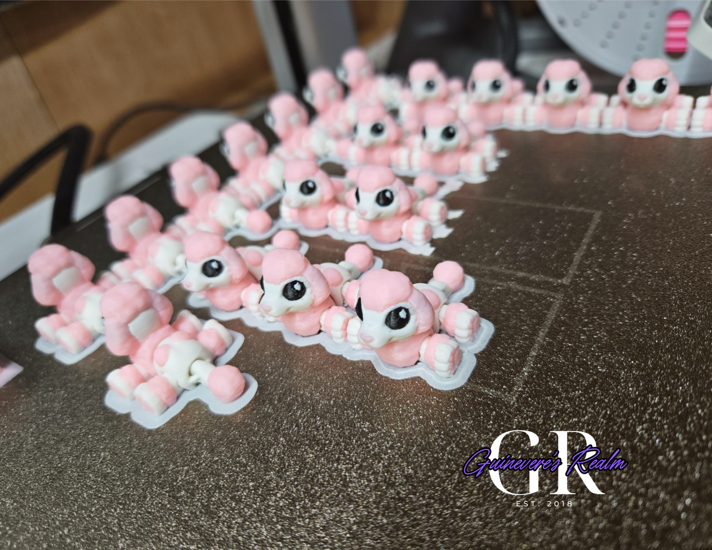 3D Printed Mini Animal Poodle