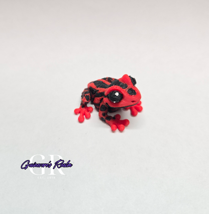 3D Printed Mini Animal Poison Dart Frogs