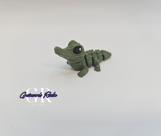 3D Printed Mini Animal Alligator