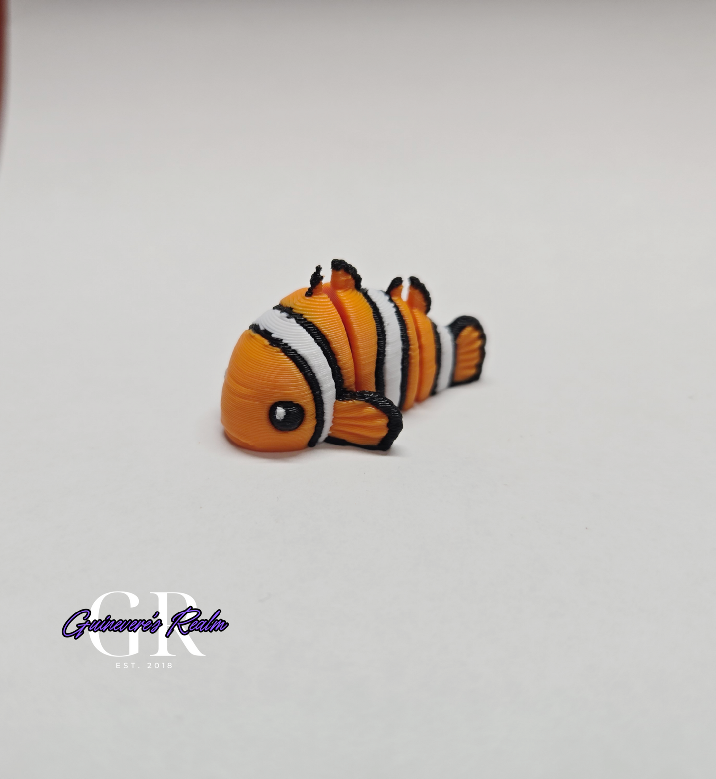 3D Printed Mini Animal Clown Fish