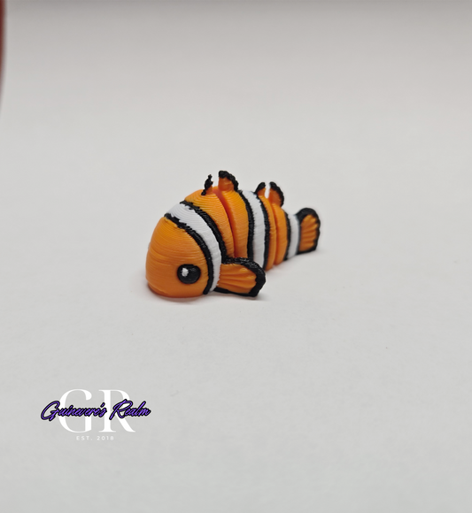 3D Printed Mini Animal Clown Fish