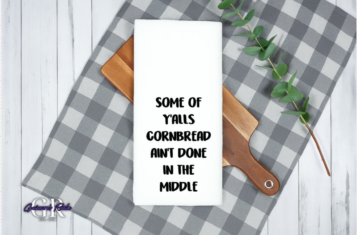 Funny Cornbread Flour Sack Towel