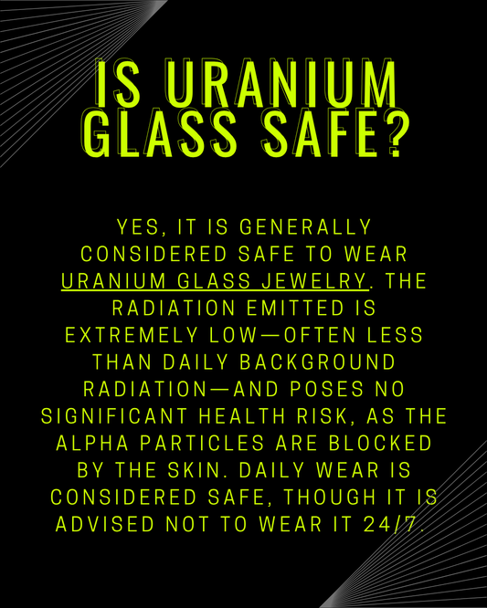 Uranium Glass Earrings