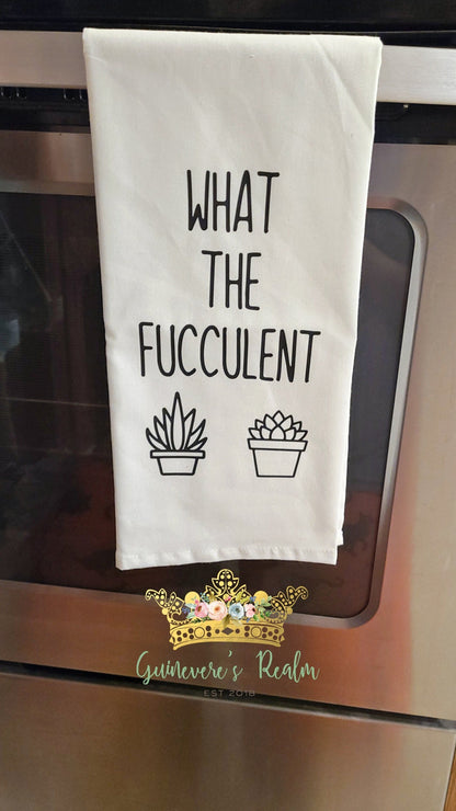 What the Fucculent Tea Towel