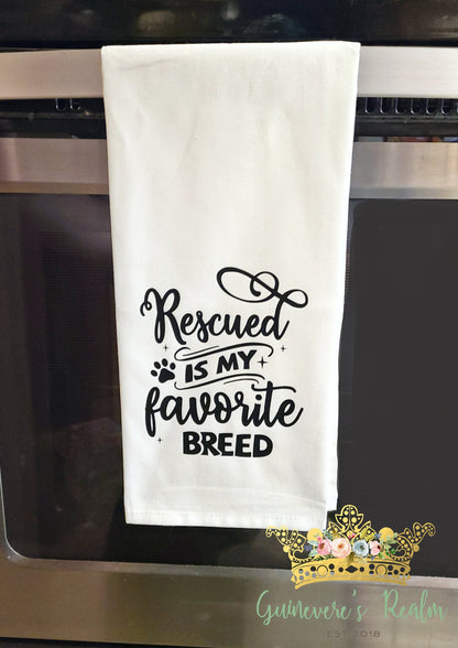Best Dog Mom Ever Tea Towel