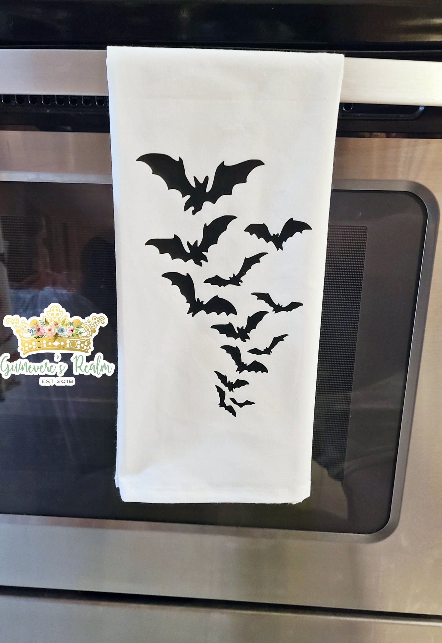 I've Been Ready for Halloween Since Last Halloween Tea Towel
